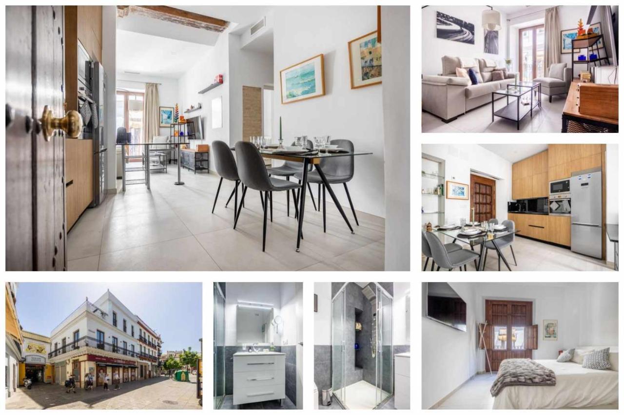 Comfy Away - Apartamento Exclusivo Mercado De Triana Con Balcon Sevilla Eksteriør bilde